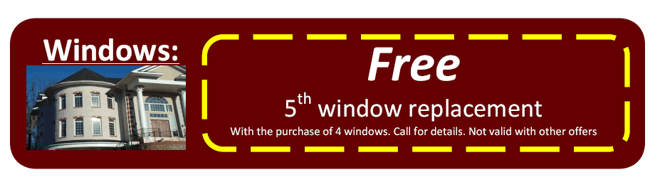free window replacement special